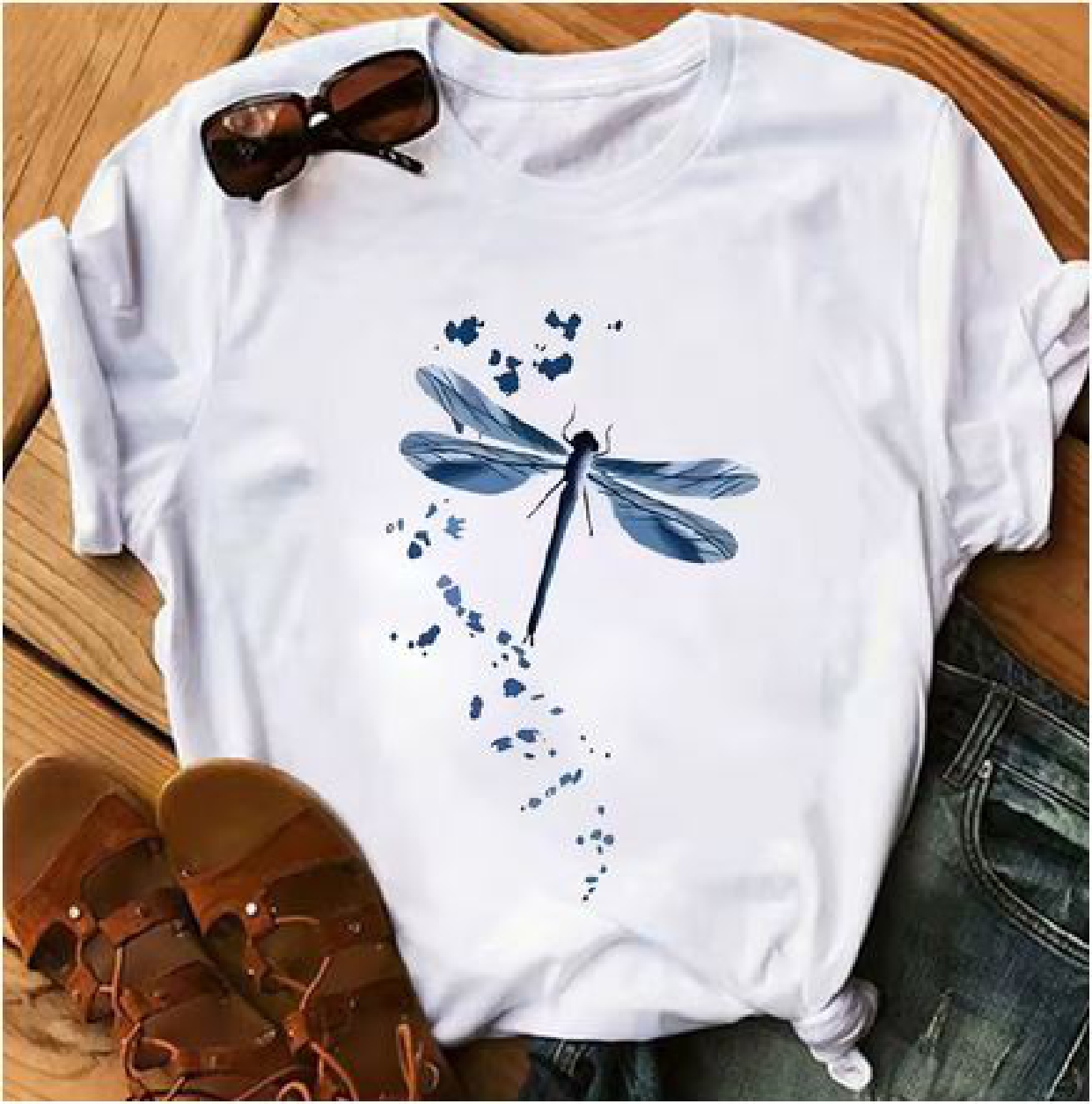 T-Shirt Blau